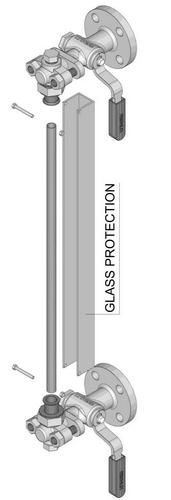 Указатель уровня со стеклянной трубкой Klinger R-D*., Указатель уровня со стеклянной трубкой Klinger R-D 335 mm*.